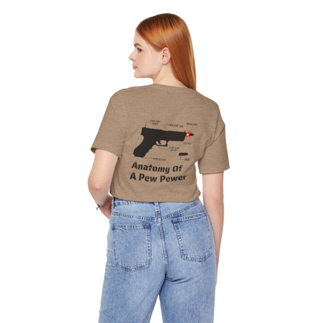 Anatomy Of A PEW PEWER - Unisex Jersey Short Sleeve Tee