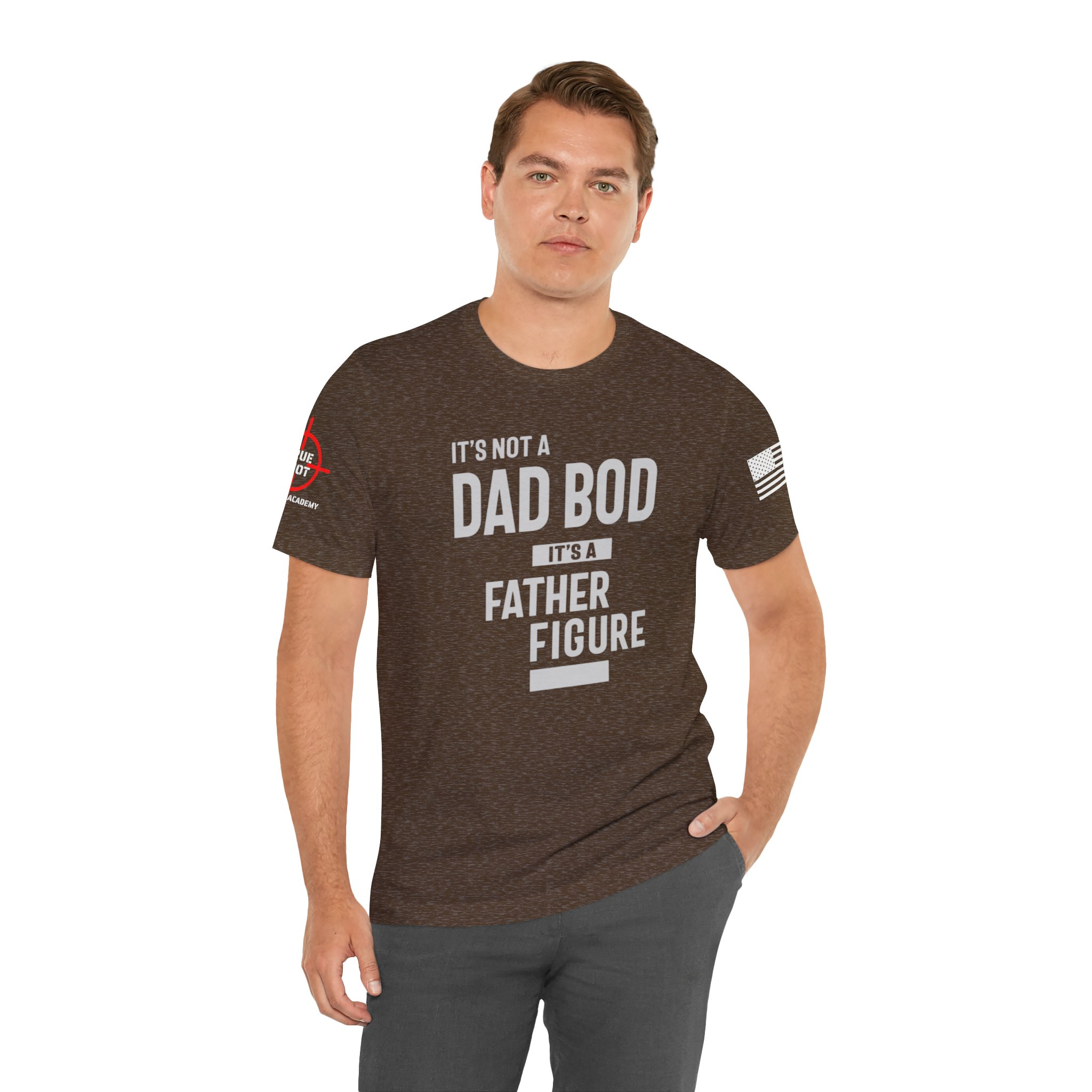 Dad Bod (W) - Unisex Jersey Short Sleeve Tee - Image 4