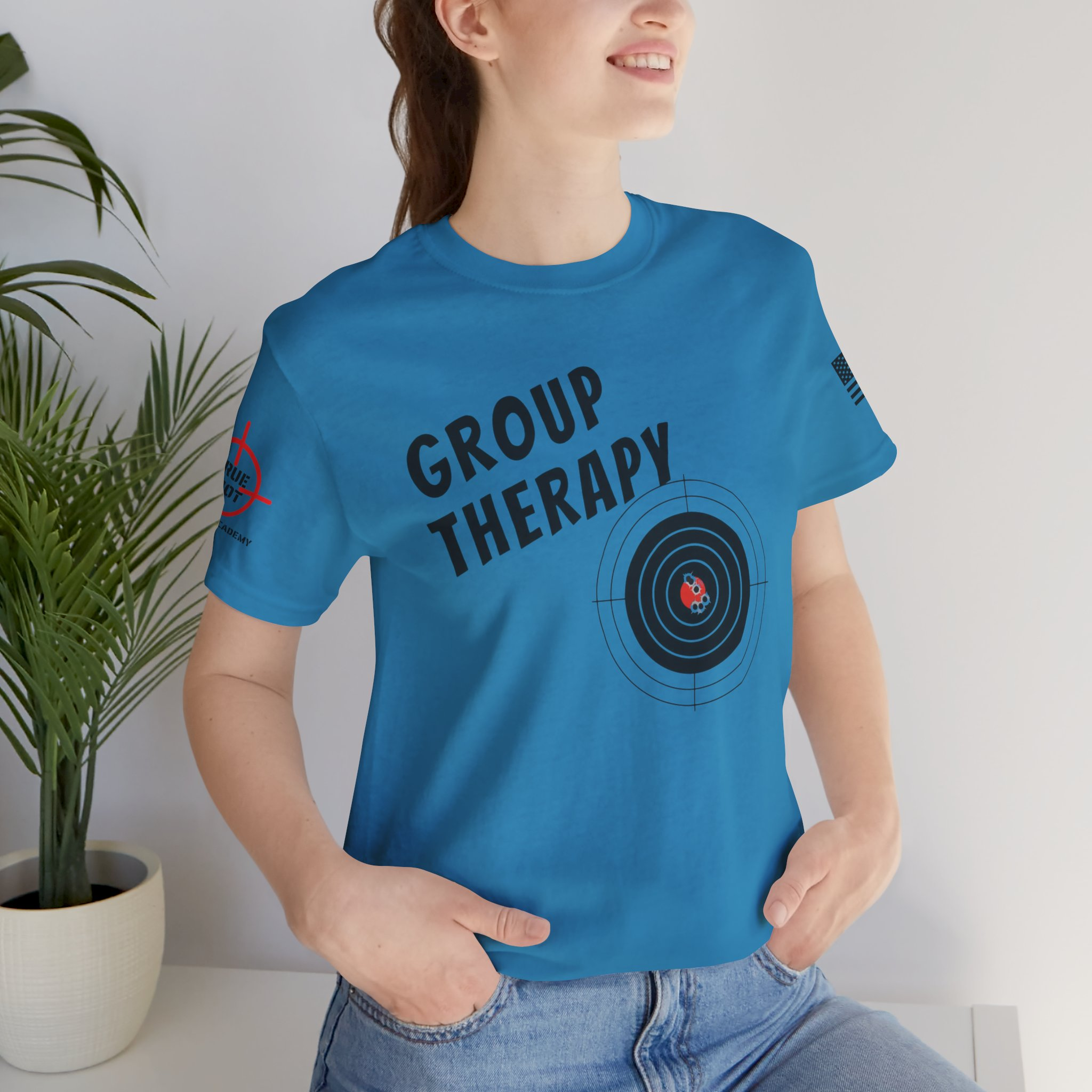 Group Therapy - Unisex Jersey Short Sleeve Tee - Image 9