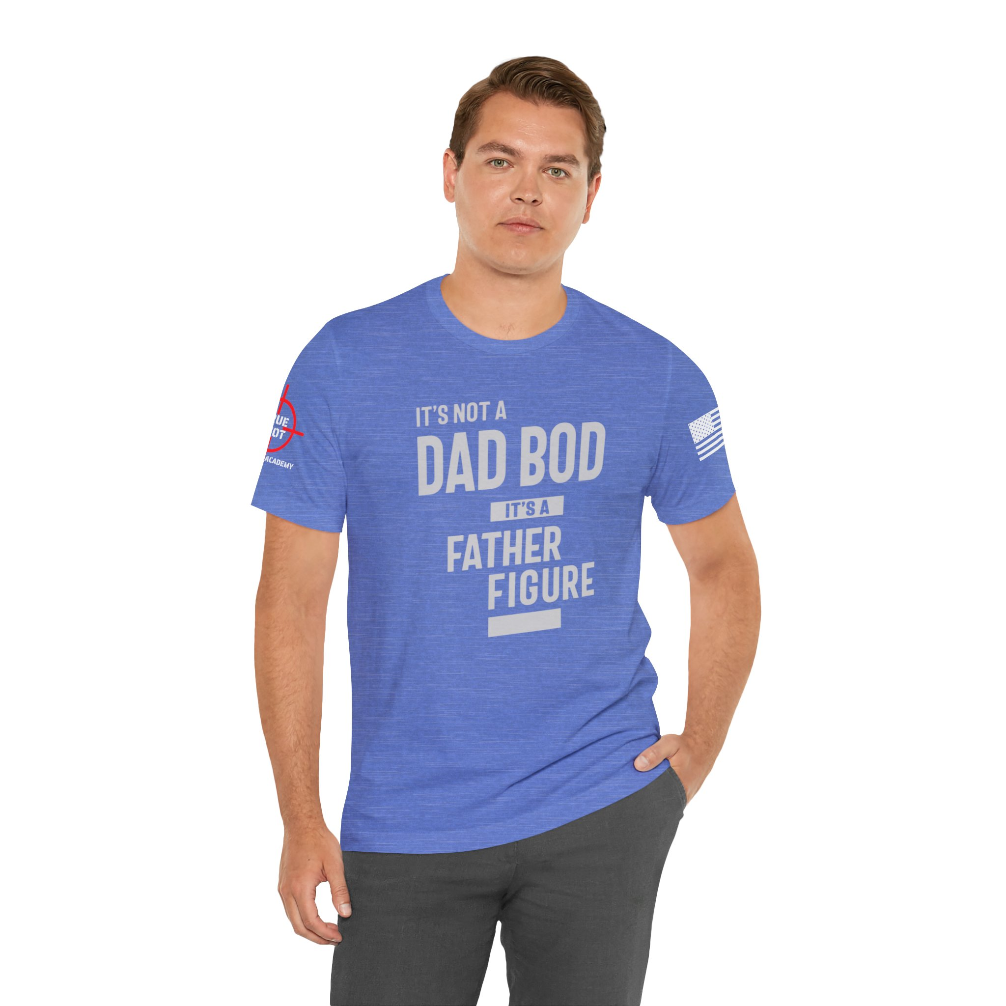 Dad Bod (W) - Unisex Jersey Short Sleeve Tee - Image 9