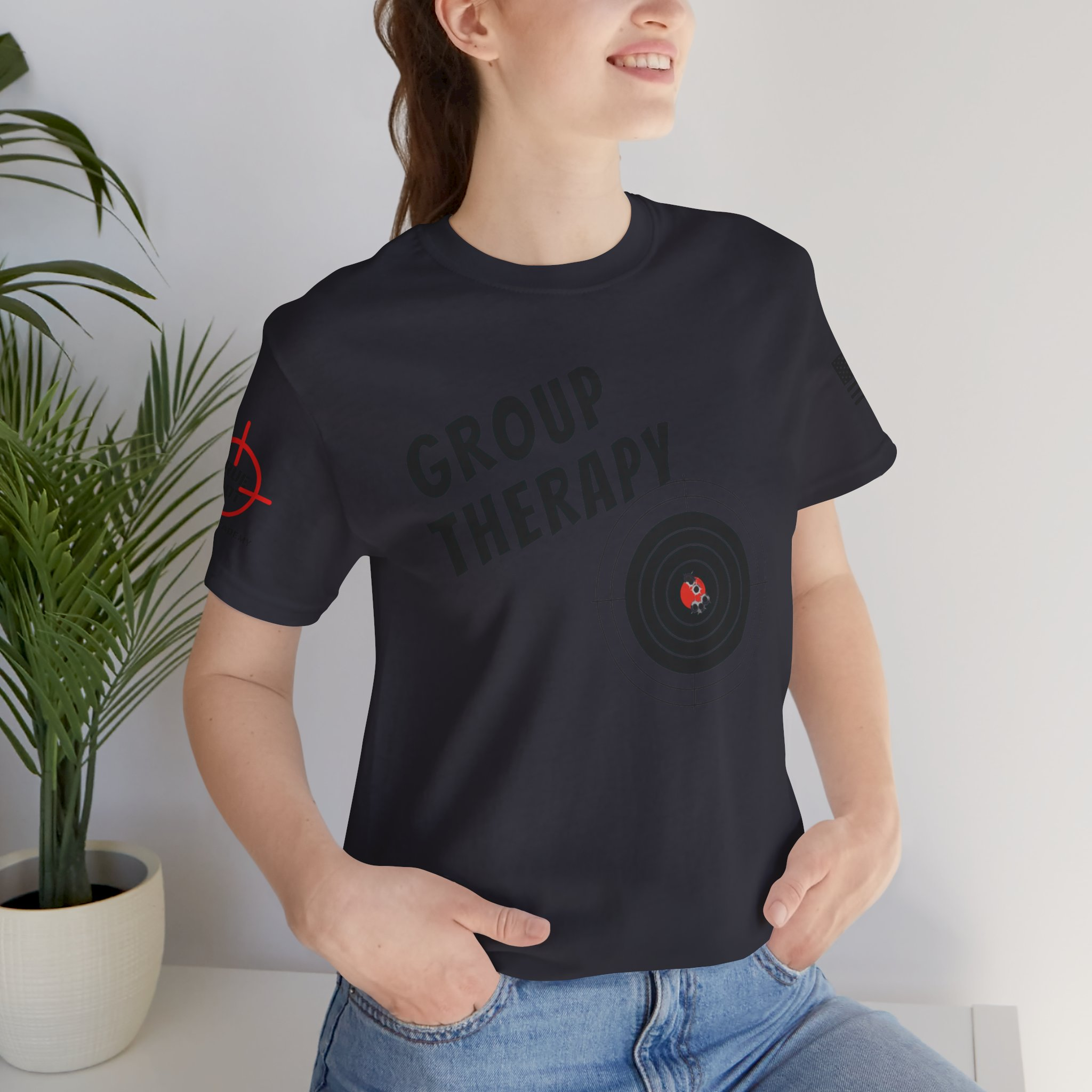 Group Therapy - Unisex Jersey Short Sleeve Tee - Image 6